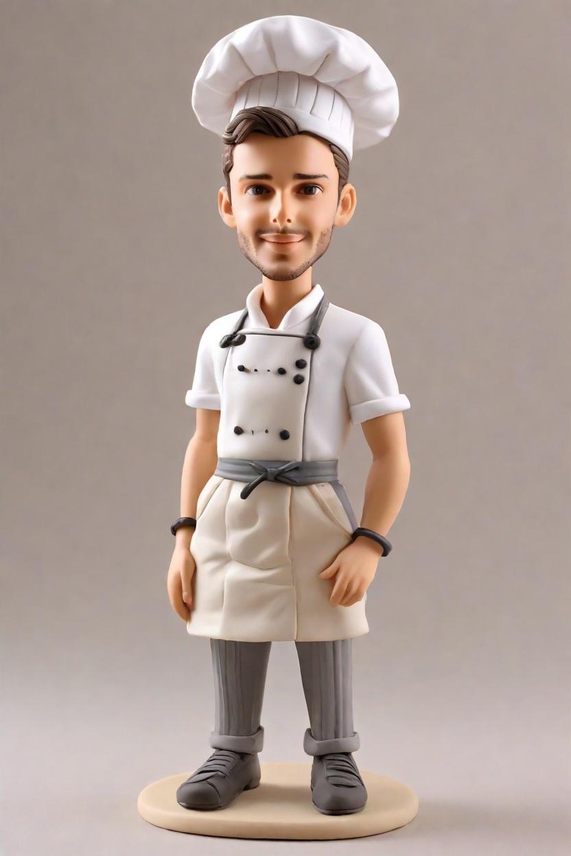 Culinary Fun Custom Bobblehead,John Shares: Make Your Own Chef Bobblehead