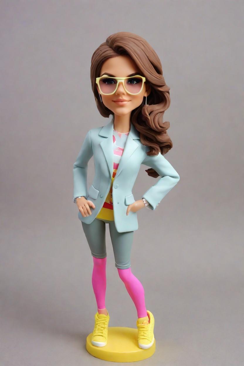 Custom Sassy Style Bobblehead,She Made Her Own Sassy Bobblehead Doll
