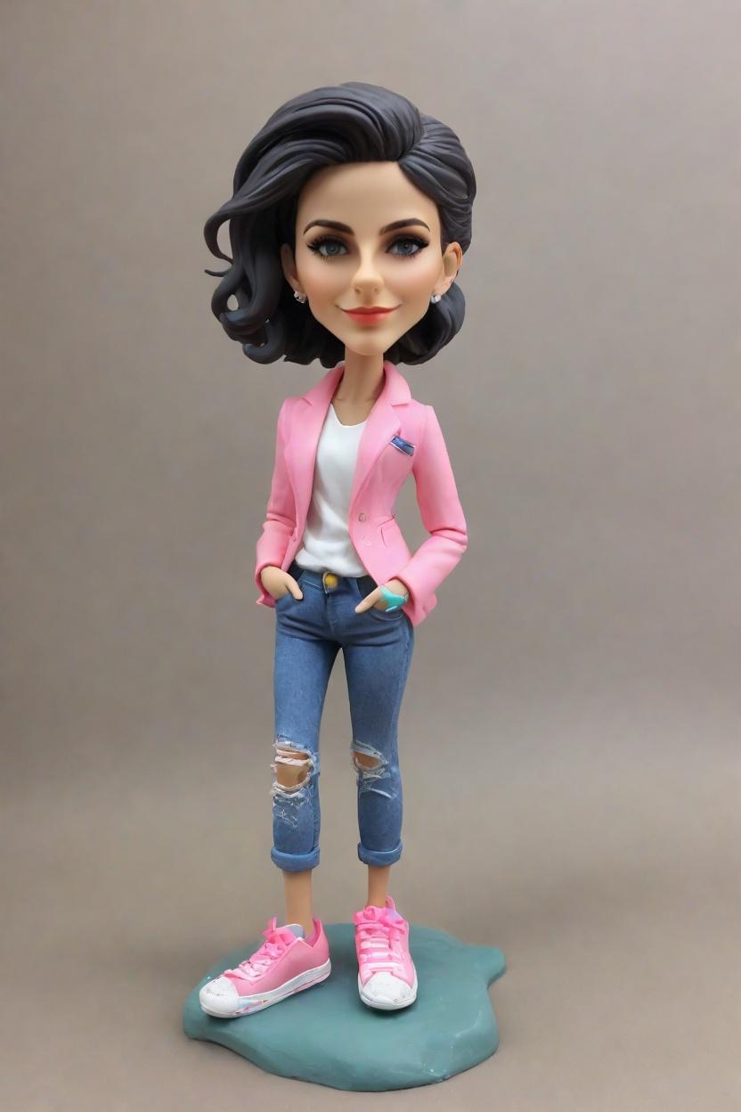 Confidently Sipping Success: The Custom Bobblehead Doll That's Taking the Business World by Storm,Meet 'The Boss': How I Created My Own Bobblehead Doll to Celebrate My Promotion