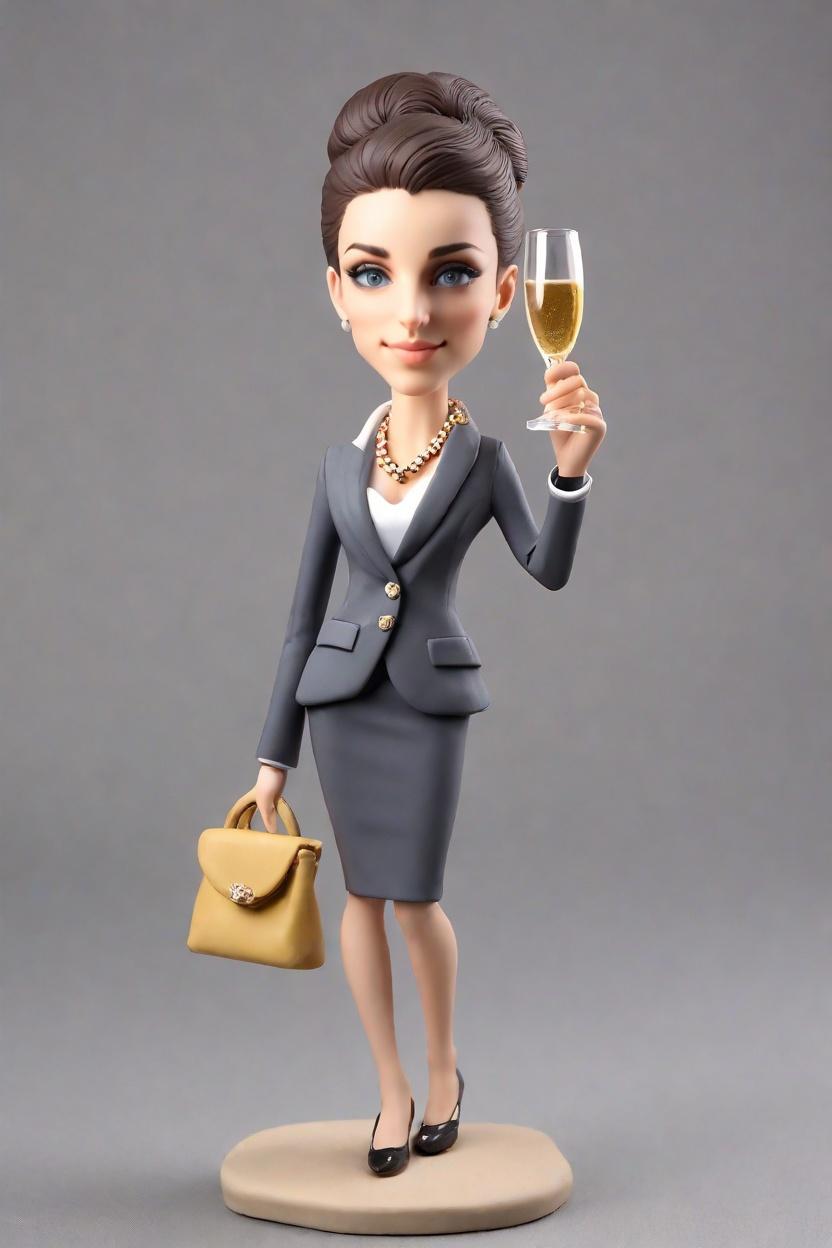 A Bold Red Glasses Moment: My Custom Bobblehead's Fashion Statement,From Boardroom to Bobblehead: A CEO's Journey to the Desk
