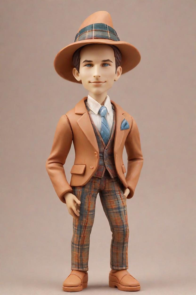 Custom Thanksgiving Celebration Bobblehead,John Shares His Thanksgiving Feast Bobblehead