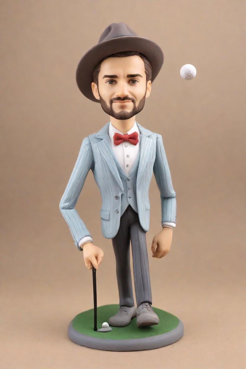 The Swinging Secret: How a Bobblehead Transformed My Golf Game,From Tee to Green: A Golfer's Tale of Mini-Me Bobbleheads
