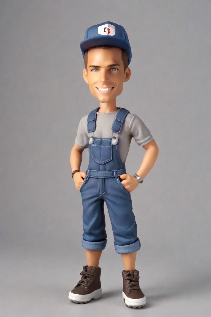 Custom Gaming Adventure Bobblehead,He Made His Own Bobblehead Doll: The Ultimate Minecraft Tribute!