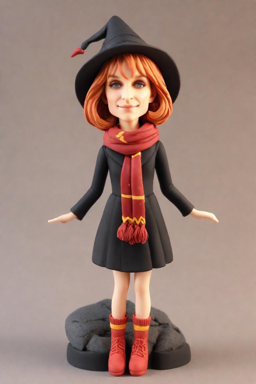 custom Hogwarts-themed chic bobblehead,She’s a Whiz with a Wand: Make Your Own Bobblehead Doll