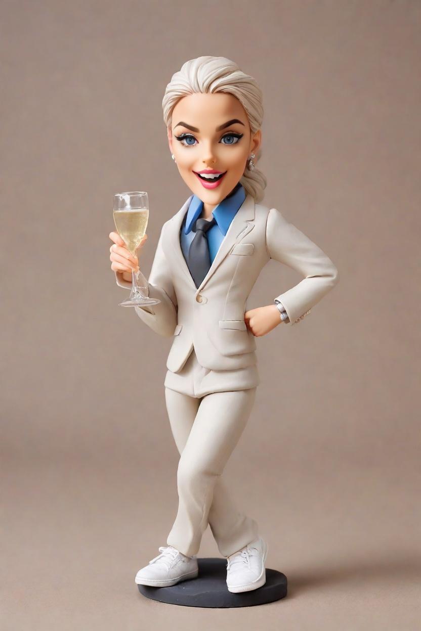 Personalized Custom Bobbleheads: The Ultimate Businesswoman's Trophy,Unveiling My Ultimate Business Anniversary Gift: A Personalized Bobblehead Doll!