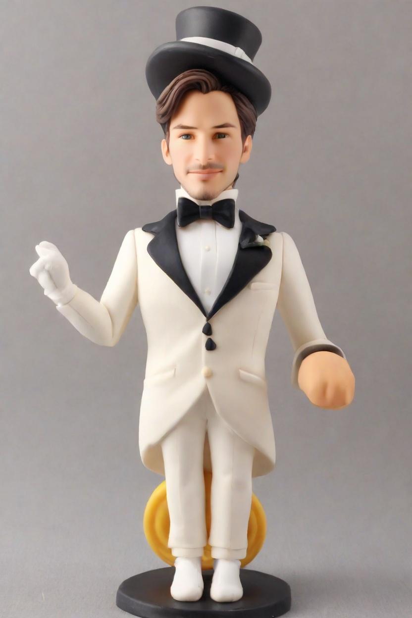Fashion Faux Pas or Perfect Pair? The Tuxedo with a Twist,He Winked, She Laughed: A Wedding Figurine Love Story