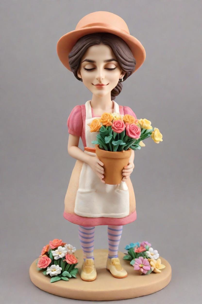 The Ultimate Mother's Day Gift: A Fashionably Quirky Bobblehead Doll,She's Got the Bouquet and the Smile: Creating My Mom's Custom Bobblehead Doll