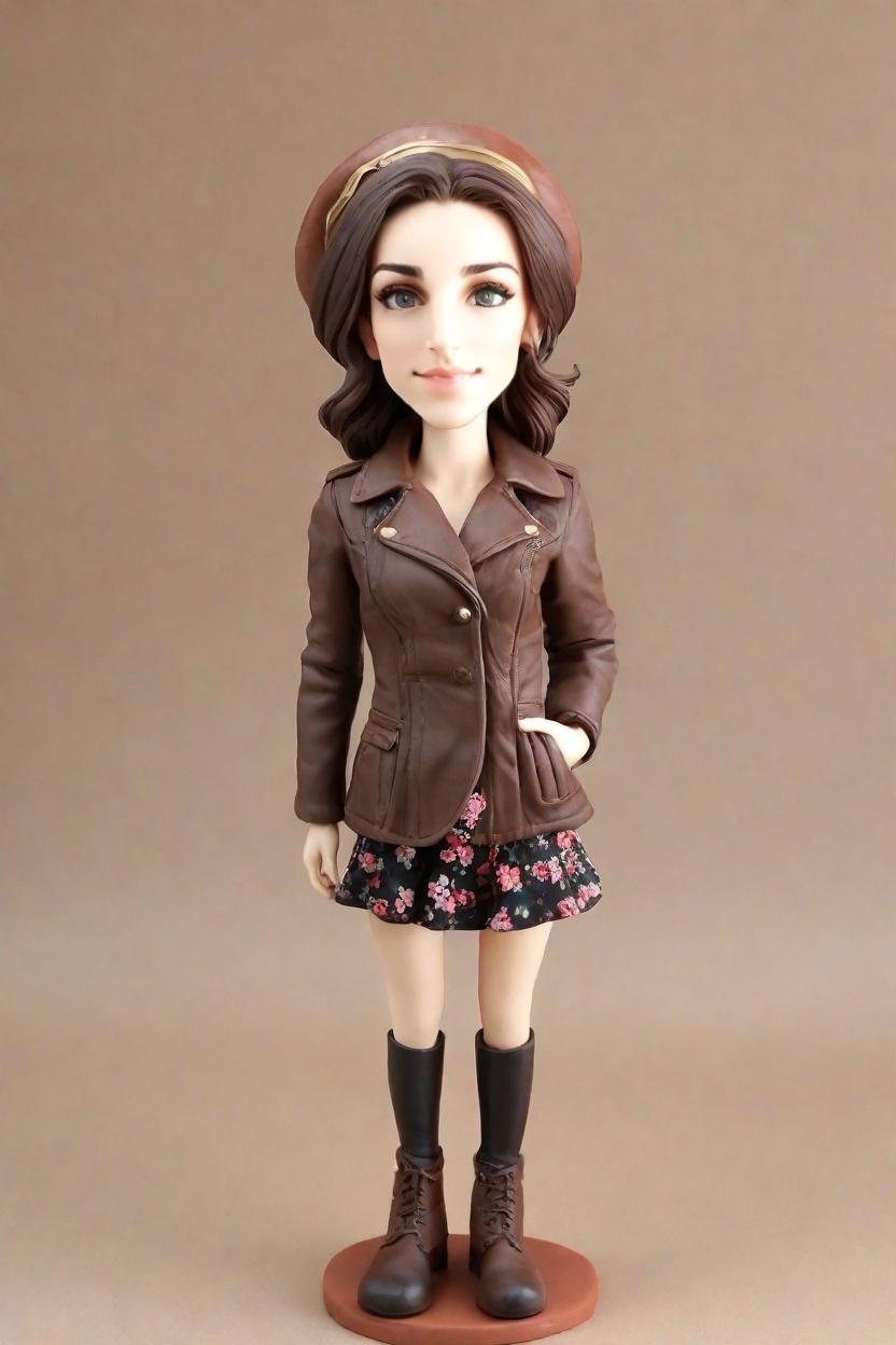 Custom Aviator Chic Bobblehead,She’s Got the Look: Create Your Own Aviator Bobblehead Doll