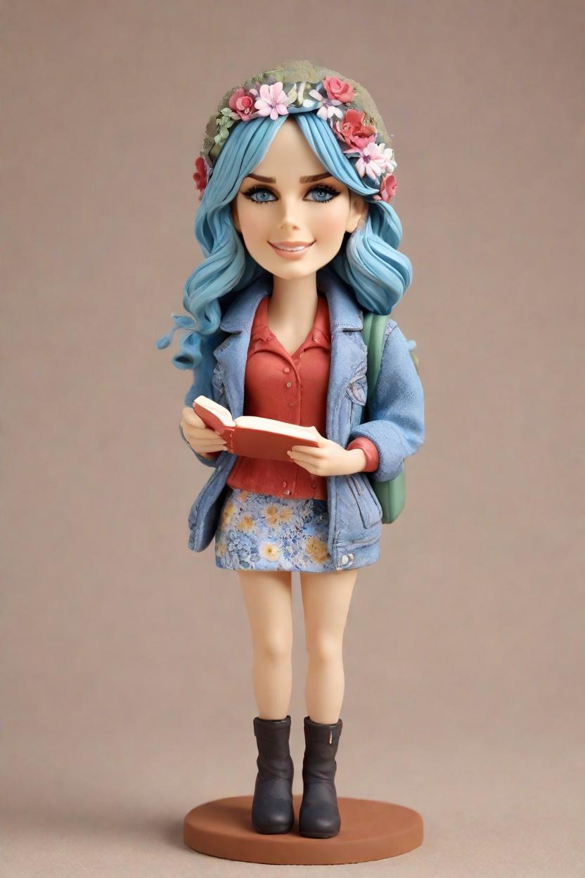 Custom Teacher Chic Bobblehead,She Created Her Chic Bobblehead Doll!
