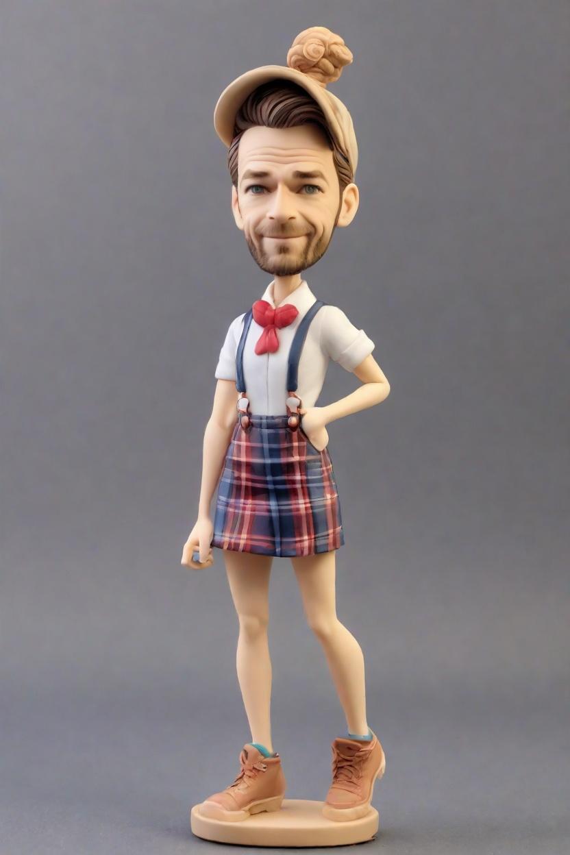 Casual Sporty Custom Bobblehead,He Just Made His Own Winking Bobblehead Doll! 🏒️😉