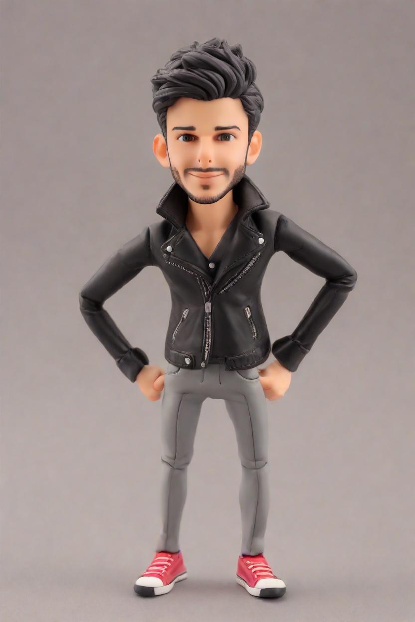 Custom Heroic Stance Bobblehead,He Made His Own Superhero Bobblehead Doll!