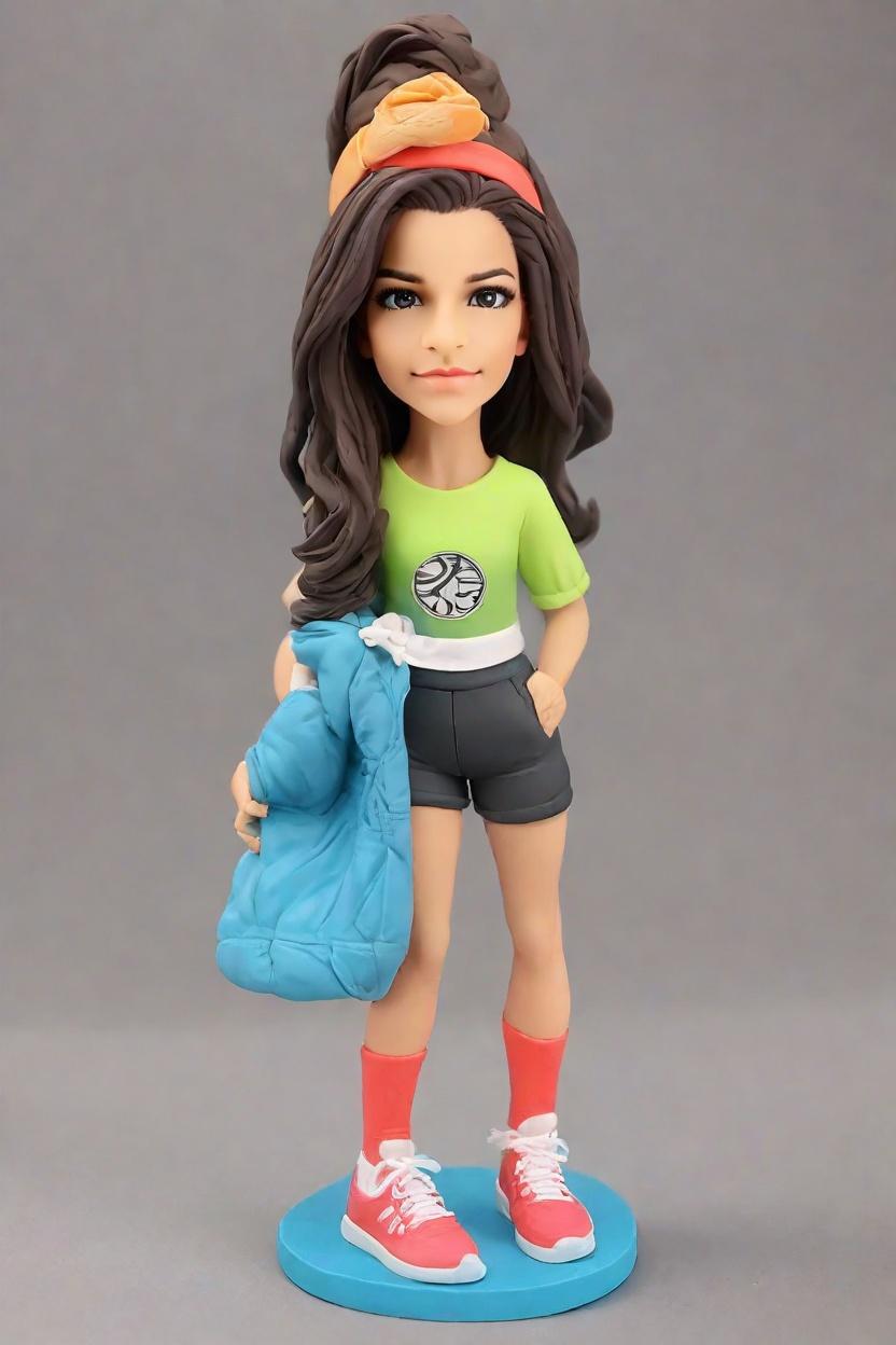 Custom Team Spirit Bobblehead,She Scores! Create Your Own Bobblehead