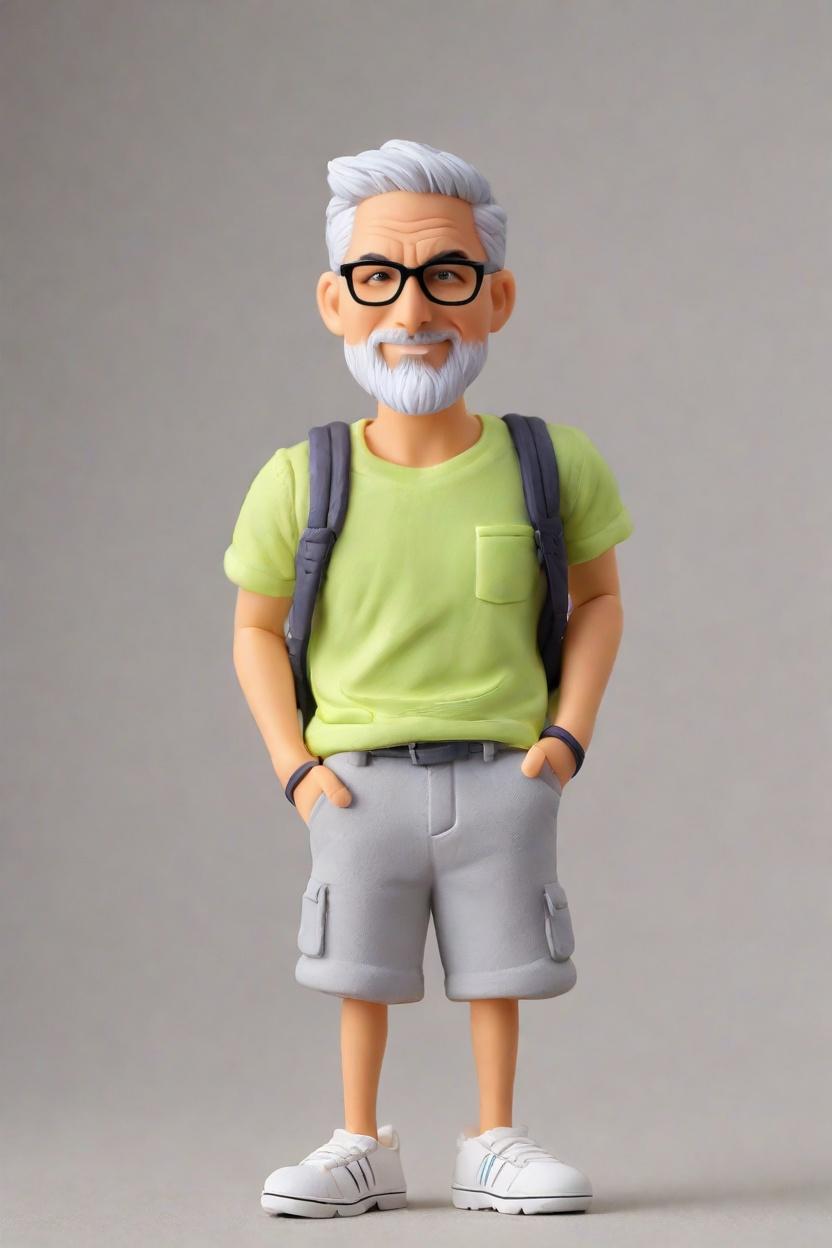 Casual Desk custom Trendy bobblehead,He just made his own bobblehead doll! 🎉