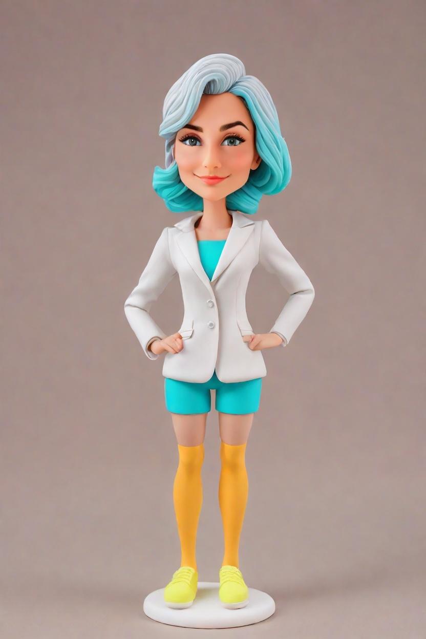 Winking Chic: The Custom Bobblehead Doll That's Taking Over Office Desks,Meet My Winking Twin: How I Created My Own Bobblehead Doll and Stole the Office Spotlight