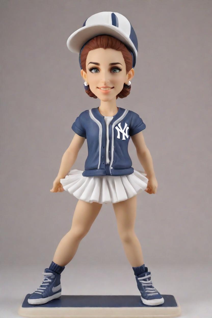 Custom Sports Chic Bobblehead,She’s Got Game: Create Your Own Yankees Bobblehead Doll