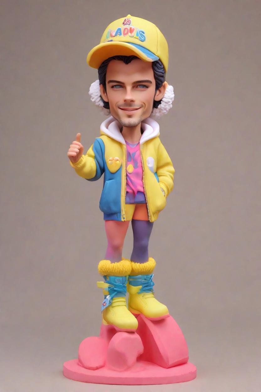 custom Cheerleading Celebration bobblehead,He's Got Spirit: Create Your Own Cheerleader Bobblehead