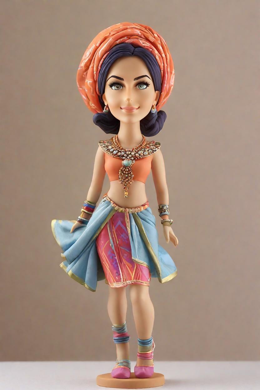 The Chakra Dance: How a Bobblehead Figurine Ignited My Inner Balance,🌈 Meet My Mini-Me in a Colorful Sari: A Dynamic Twist on Personalized Bobbleheads!