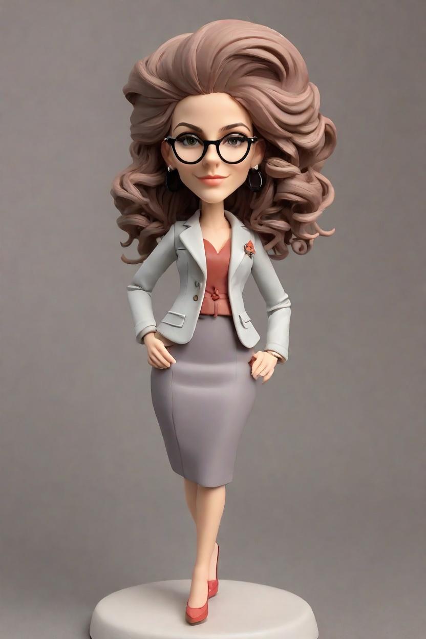From Boardroom to Bobblehead: My Mini-Me's Journey to Office Stardom,She's Got the Look: Unboxing My Custom Corporate Figurine That's Taking Over My Office