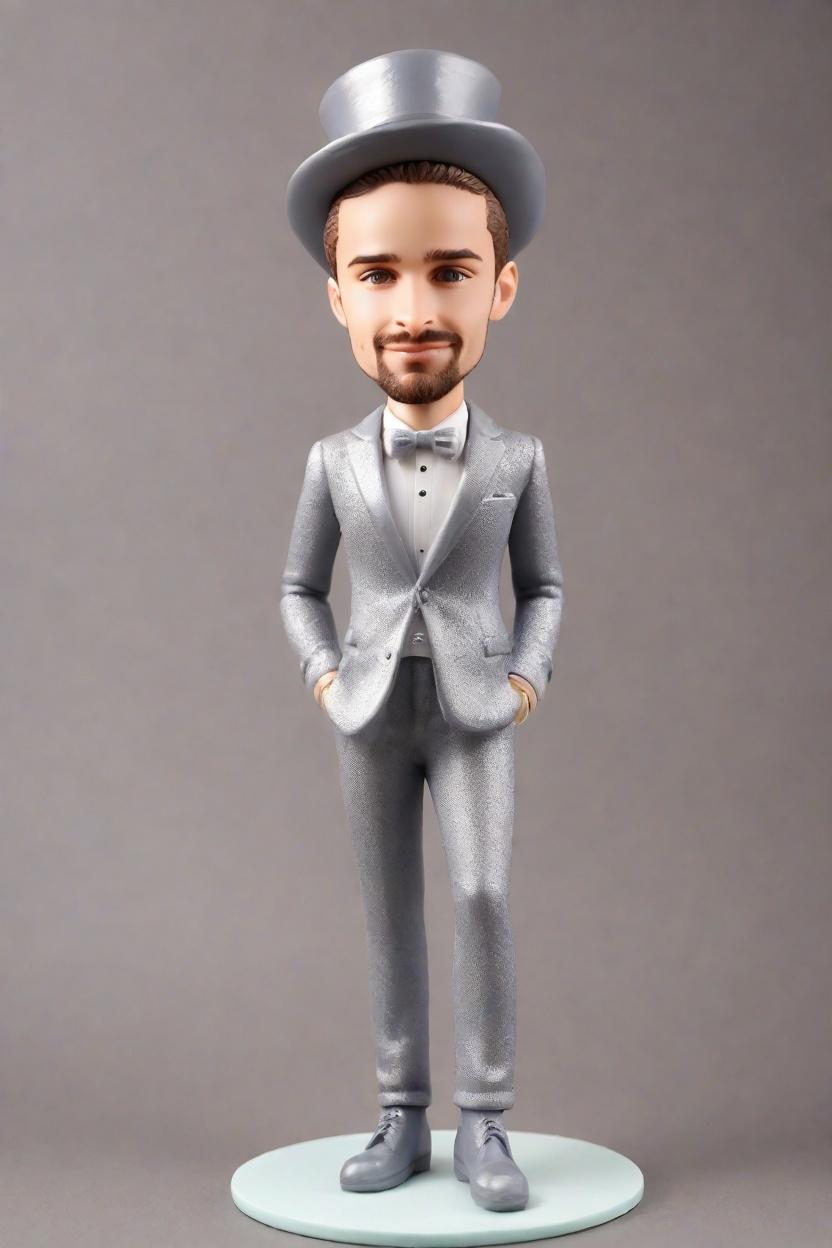 Casual Fun Custom Sparkly Bobblehead,John Shares: Make Your Own Playful Bobblehead