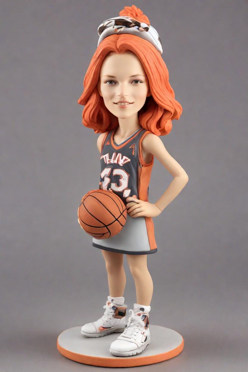 Custom Sports Star Bobblehead,She's Got Game: Create Your Own Bobblehead Doll
