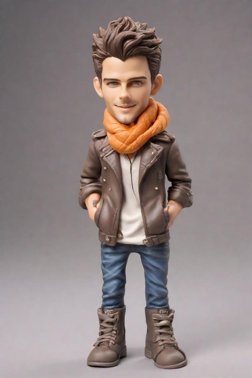 Custom Heroic Star Bobblehead,He Made His Own Bobblehead Doll, Look!