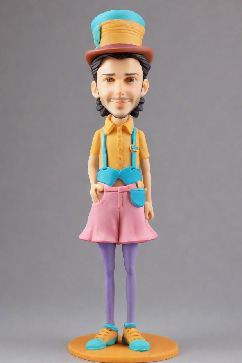 Custom Baby Shower Fun Bobblehead,He Just Created His Own Playful Dad-to-Be Bobblehead! 🎉