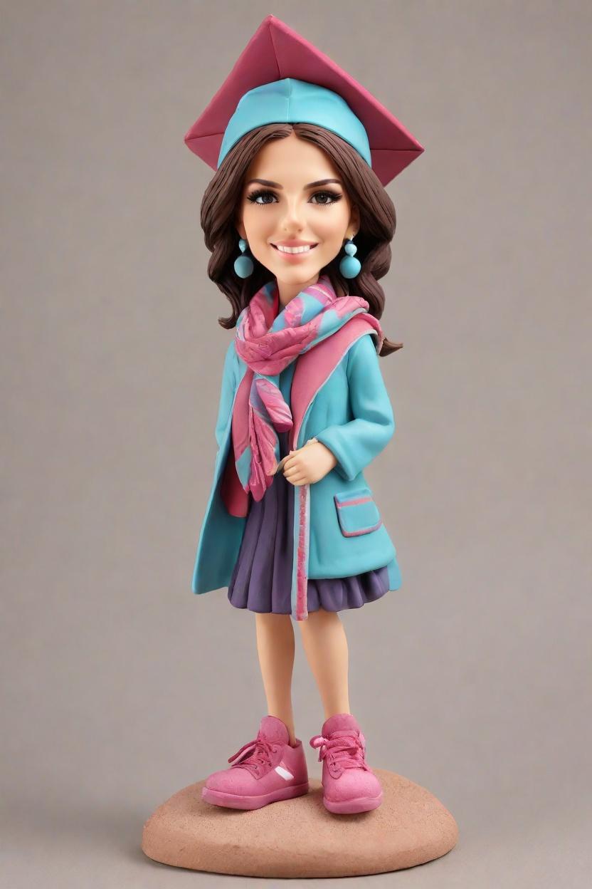 Graduation Confident Custom Bobblehead,She Nailed It: My Graduation Bobblehead Journey