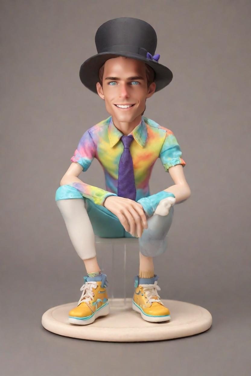 A Wink and a Plaque: The Bobblehead's Secret to 5 Years of Success,Celebrating Milestones with a Playful Wink: A Bobblehead's Tale of 5 Years Strong
