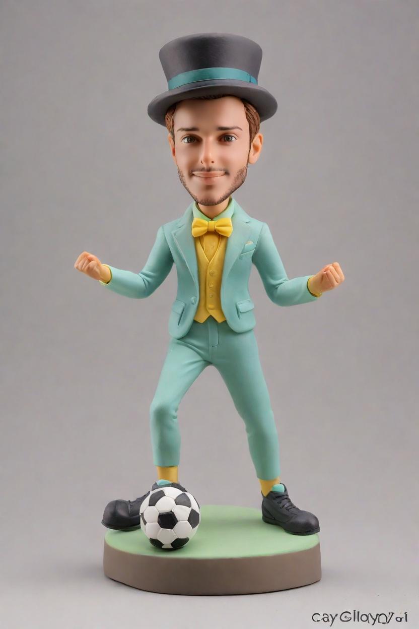 Fashion Forward Figurines: The Custom Bobblehead Trend That's Taking Over!,Meet Dave: He's Kicking Up a Storm with His Custom Bobblehead Doll!