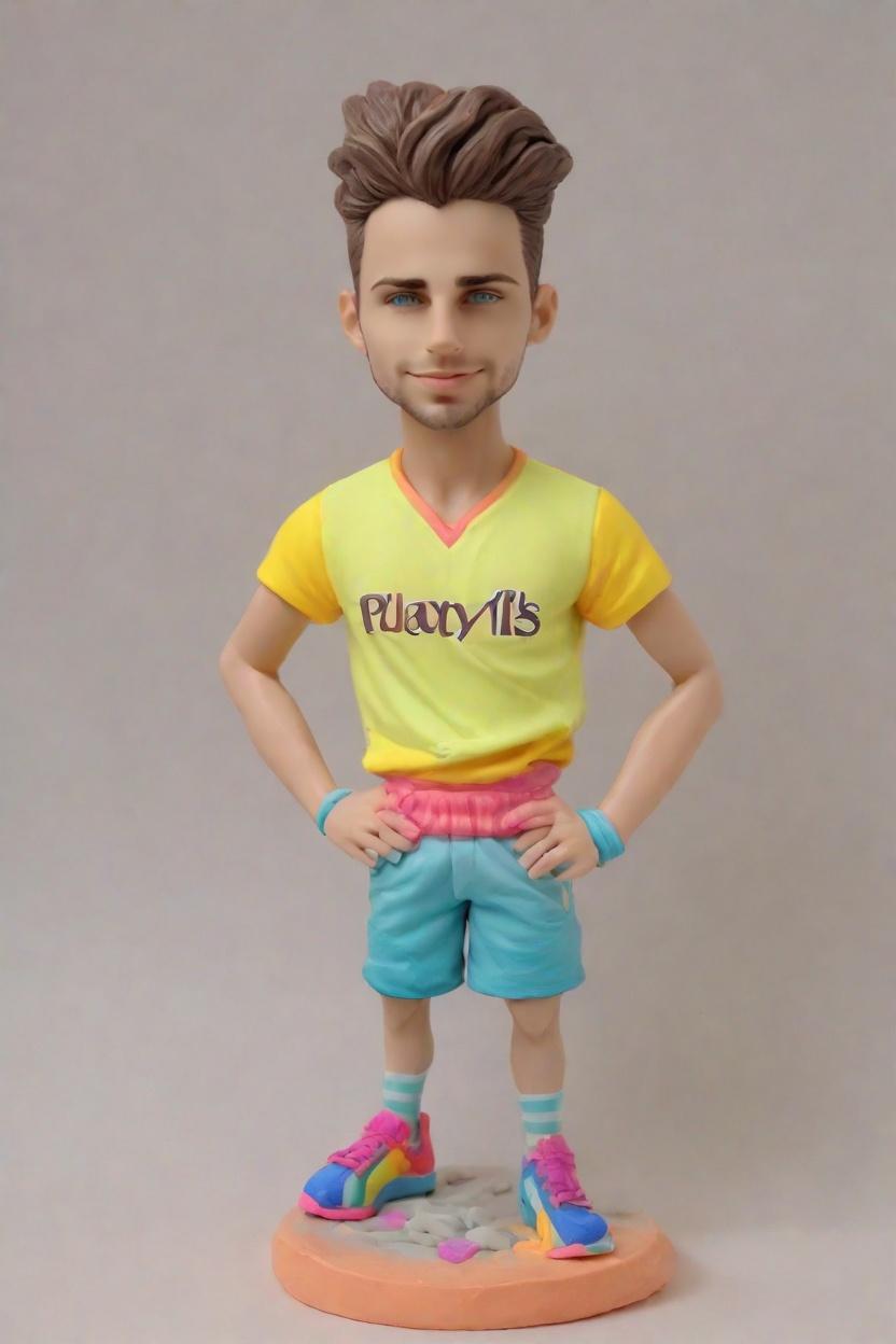 Casual Cool Custom Bobblehead,He Made His Own Casual Cool Bobblehead Doll!