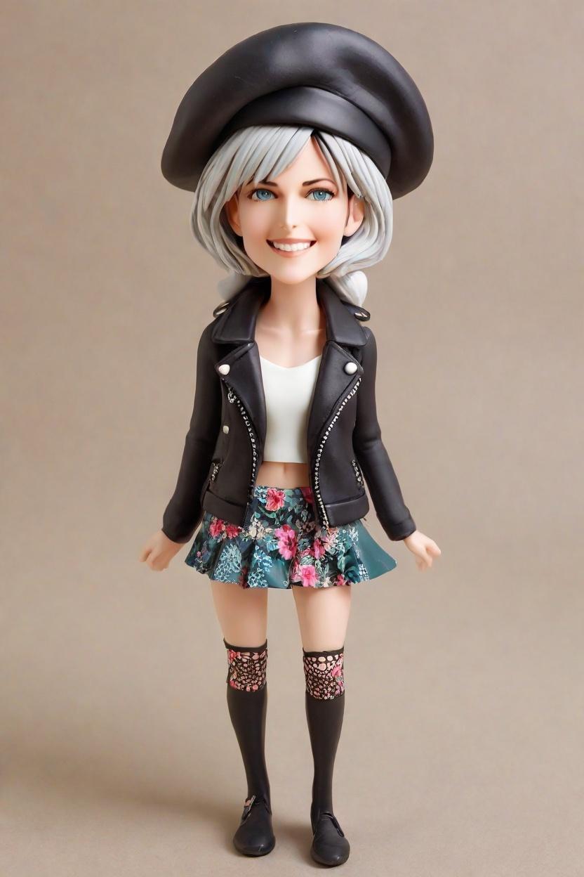 Unleash Your Inner Punk Princess with a Bobblehead Makeover,Sassy, Stylish, and Shaking It Up: My Mini-Me Figurine Adventure