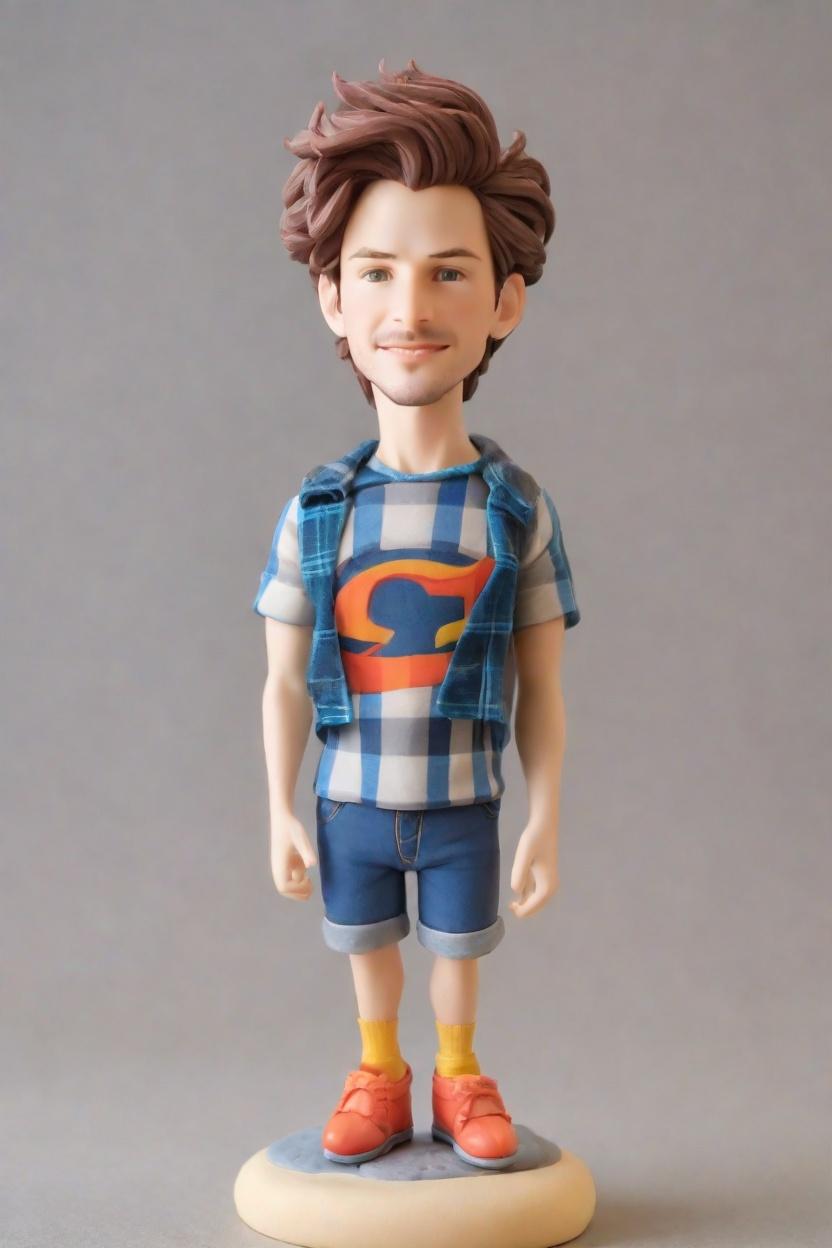 The Casual Superhero Dad: A Father's Day Tribute in Miniature,He's Leaning Casual, Pockets Full of Superpowers: A Father's Day Figurine Story