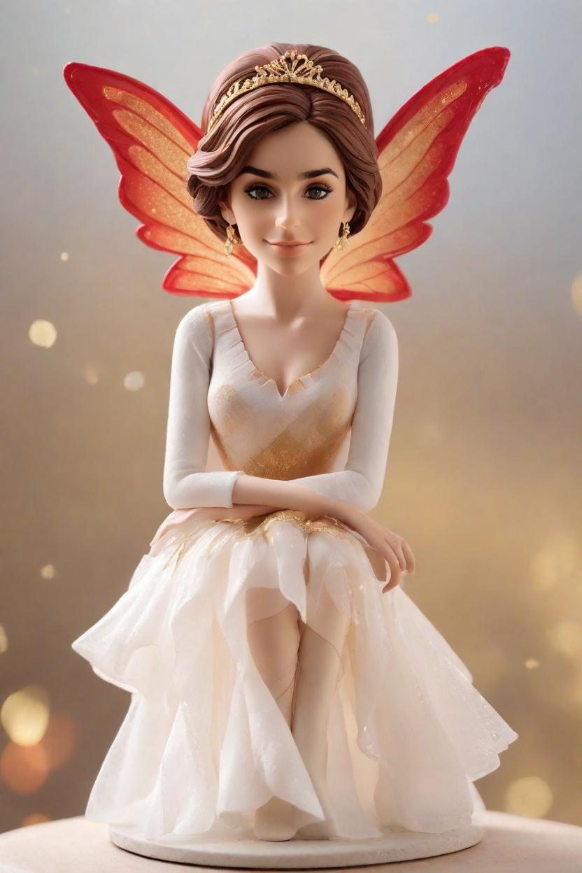 Custom Christmas Fairy Bobblehead,She Created a Festive Fairy Bobblehead!