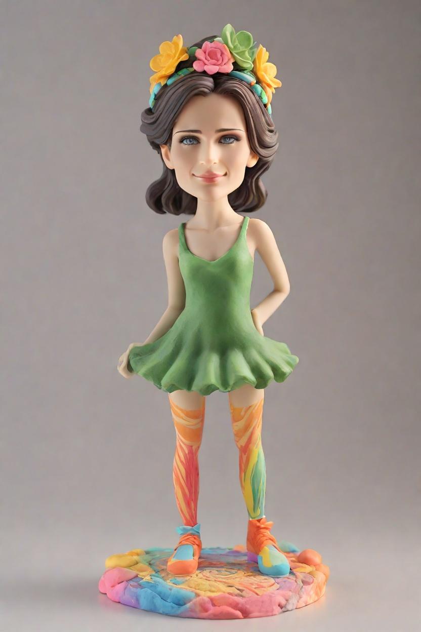 Trend Alert: Custom Bobblehead Dolls as the Ultimate Fashion Statement for Yogis,Meet the Neon-Clad Yogi: How One Woman's Custom Bobblehead Doll Went Viral