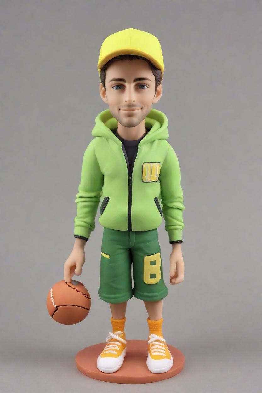 The Playful Wink of Custom Bobblehead Dolls: A Neon-Lit Celebration of Individuality,Meet Jake: He Just Created His Neon-Tracksuit Wearing, Winking Bobblehead Doll and It's Going Viral!