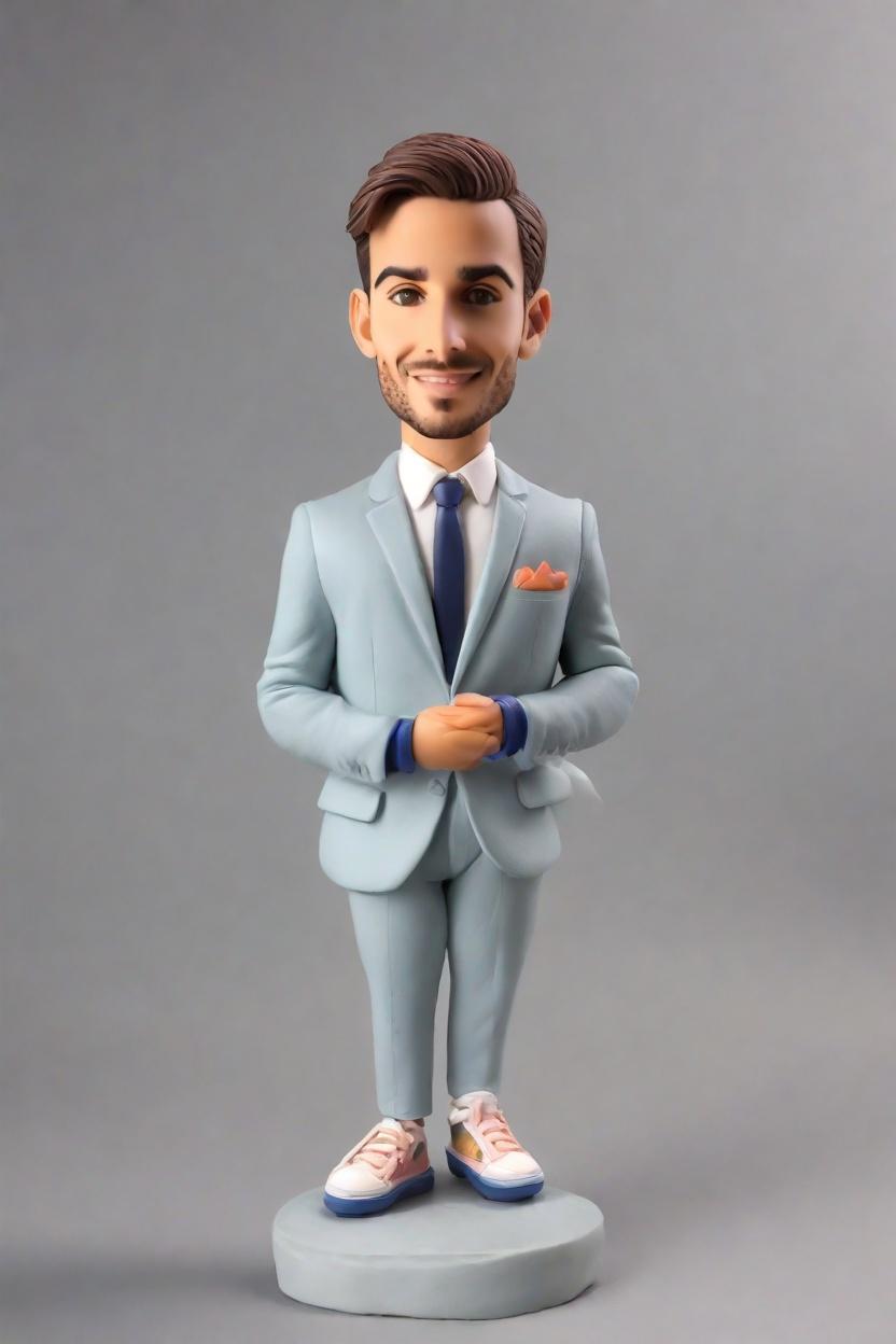 Casual Cool Custom Bobblehead,He's Got Game: Create Your Own Bobblehead Doll