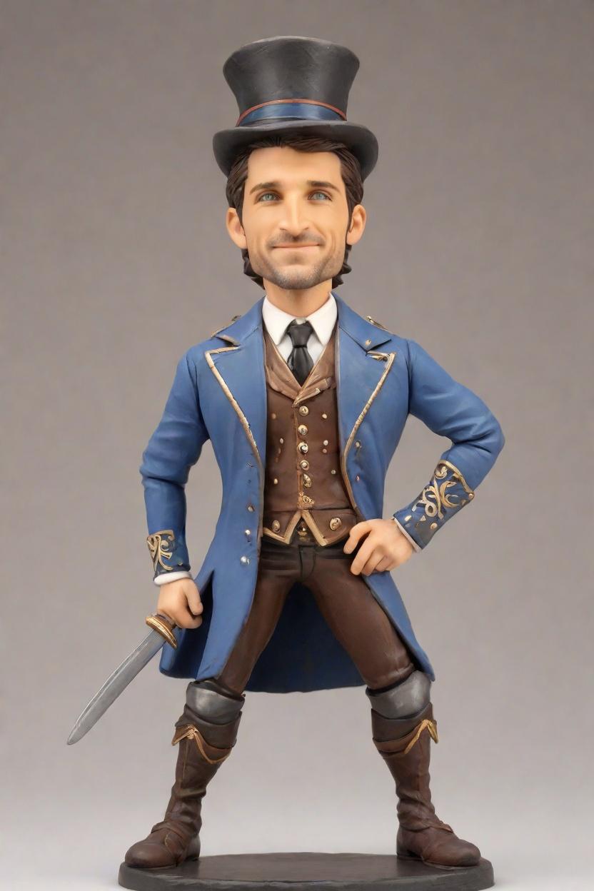 Epic Heroic Custom Bobblehead,He Crafted His Ultimate Bobblehead Doll