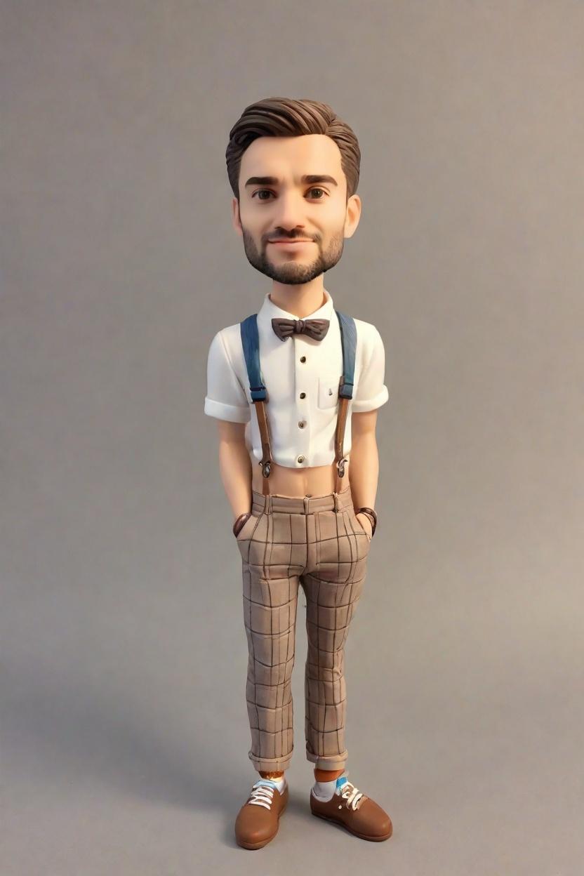 Casual Chic Custom Bobblehead,He Made His Own Bobblehead, and It’s Lit!