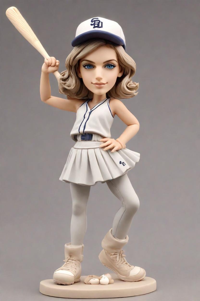 Custom Sports Chic Bobblehead,She Nailed Her Bobblehead Look!