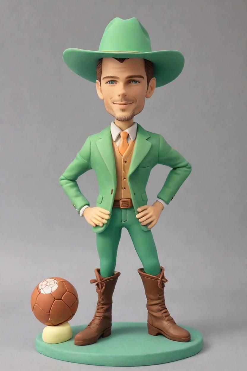 Custom Sports Hero Bobblehead,He Made His Own Bobblehead Doll!