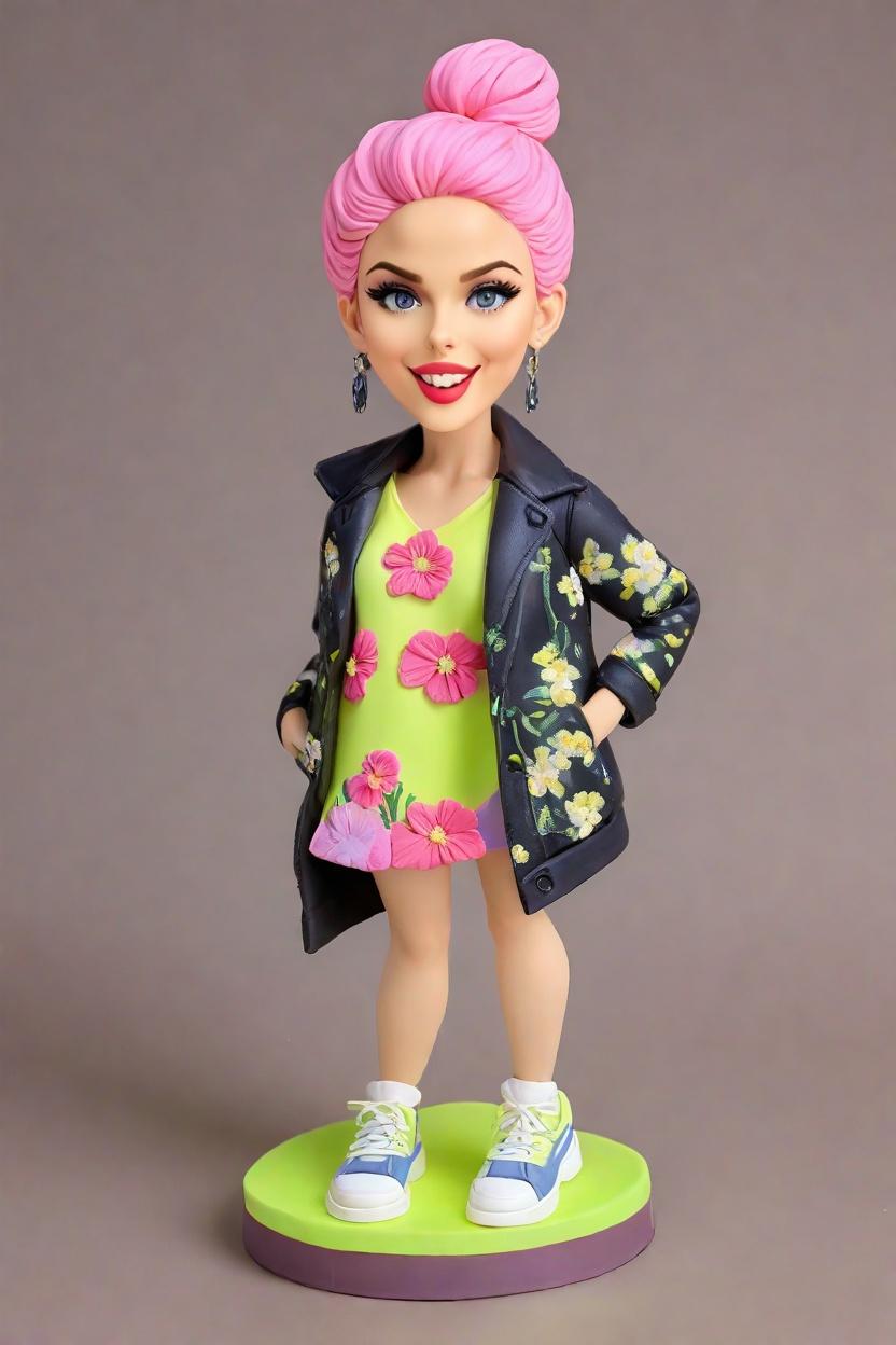 Custom Anniversary Cheeky Bobblehead,She's Got Swagger: Create Your Own Bobblehead Doll