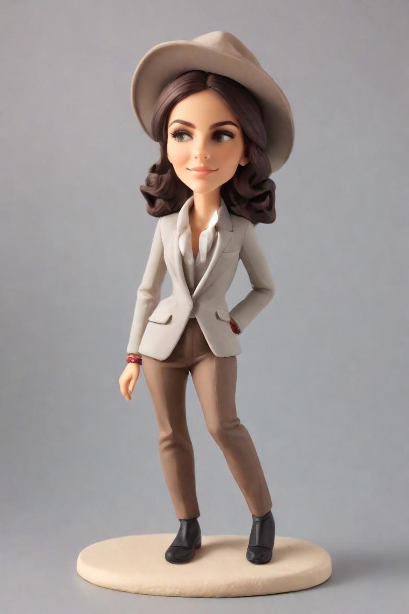 Custom Executive Chic Bobblehead,She Created Her Chic Executive Bobblehead