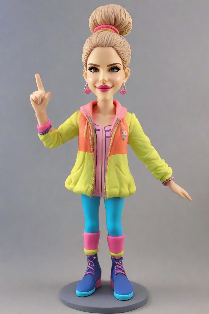 Custom Victory Pose Bobblehead,She Nailed It: Create Your Own Power Bobblehead