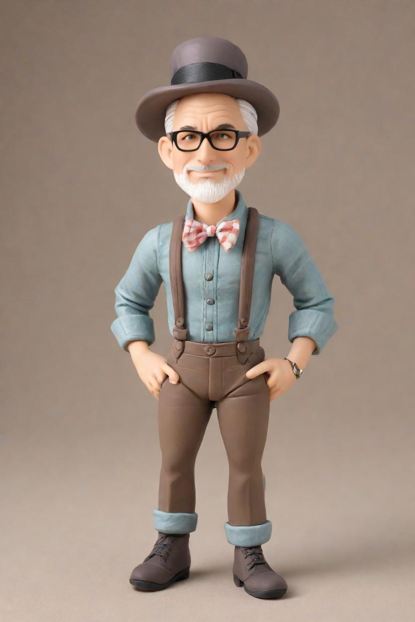 Father's Day Fun: Casual Pose Bobblehead,John Shares His Dad's Playful Bobblehead