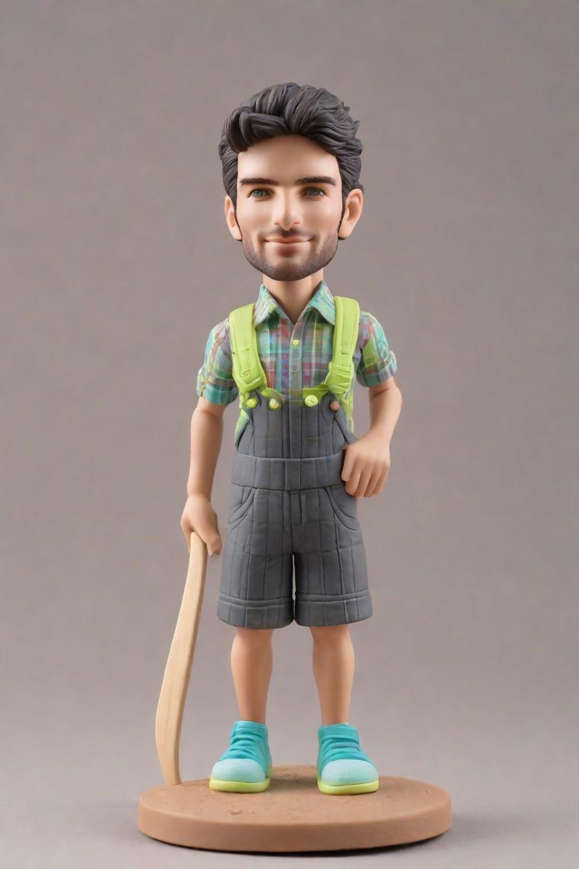 Custom Hockey Hero Bobblehead,He Nailed It! His Custom Bobblehead Doll Captures the Power Slapshot
