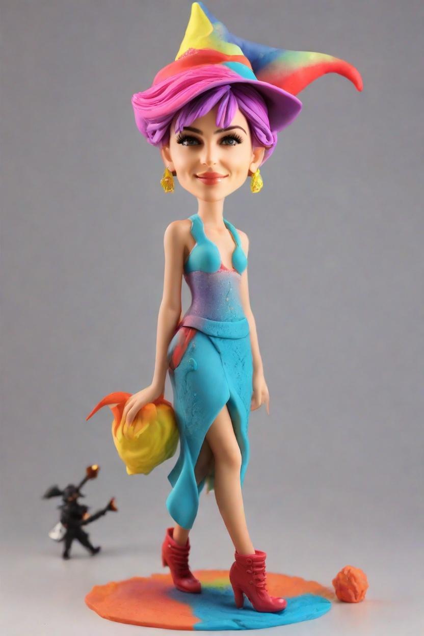 custom Magic Moment product feature bobblehead,Emily's Magical Make Your Own Bobblehead Adventure
