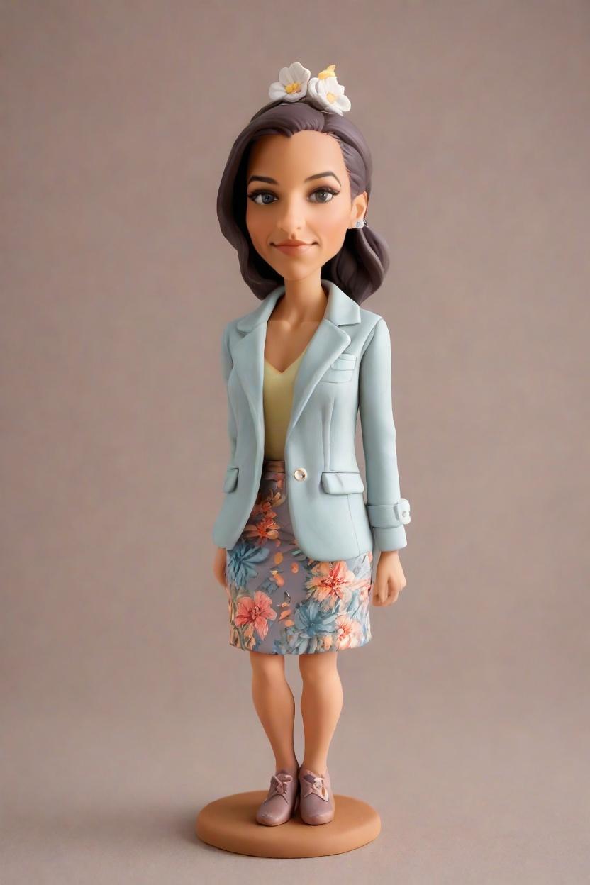 Flower Power Meets Swagger: Unveiling the Trendiest Bobble Head Dolls Custom Creations,She's Got Swag: My Cheeky Wink Bobblehead Doll Journey with Heartvoicegifts.com