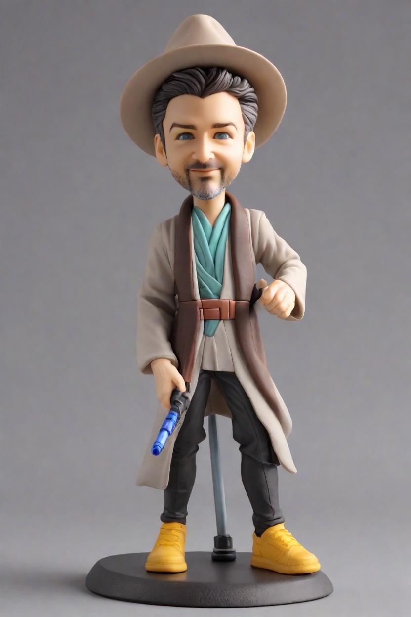 custom Star Wars Heroic bobblehead,John's Epic Jedi Bobblehead Adventure