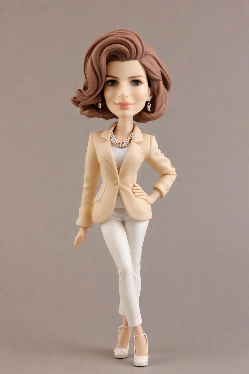 Custom Anniversary Chic Bobblehead,She Created Her Own Chic Anniversary Bobblehead!