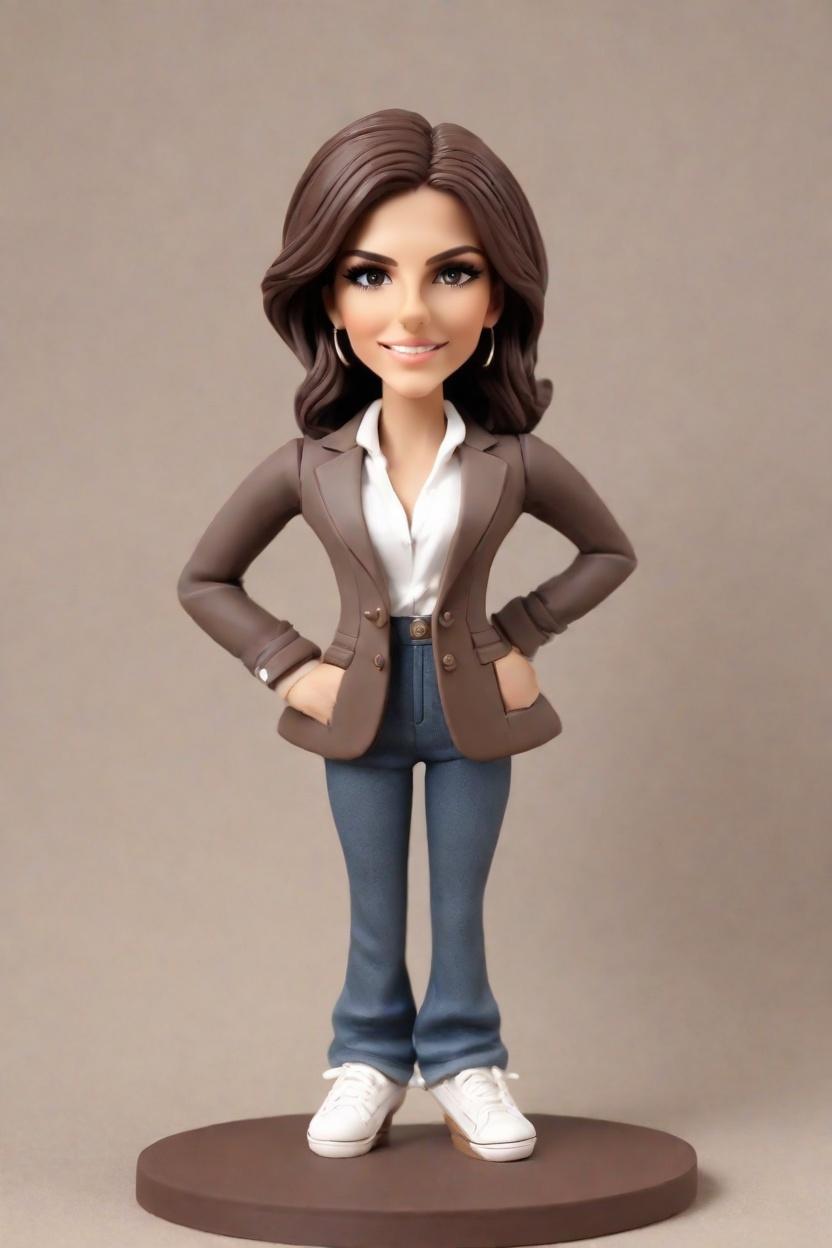 custom Office Chic Bobblehead,She Created Her Chic Office Bobblehead!